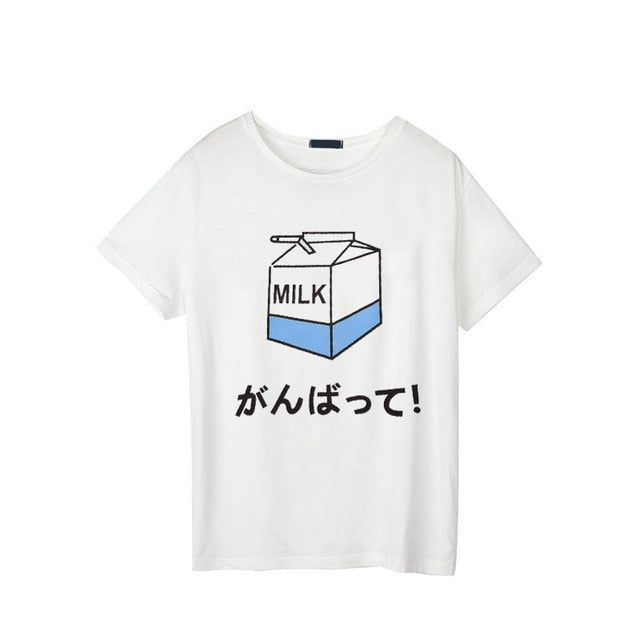 Strawberry Milk Graphic Tee