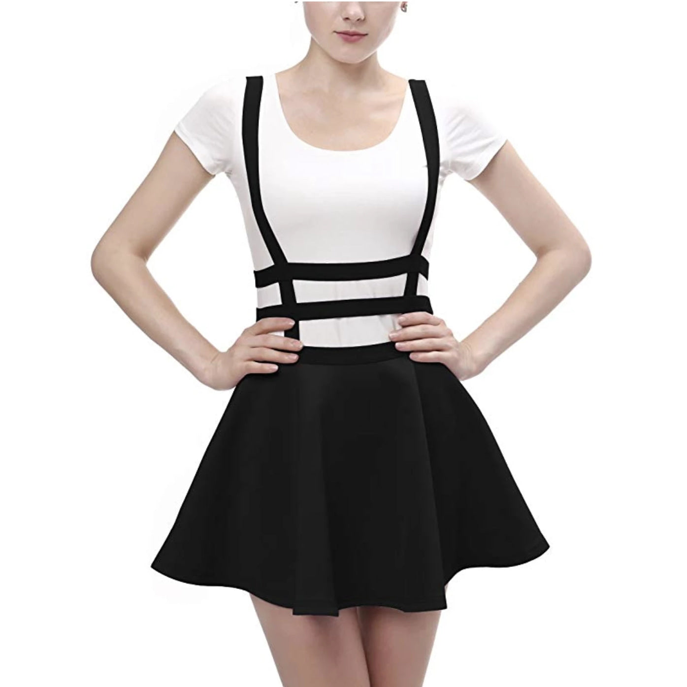 Suspender Cut-Out Dress