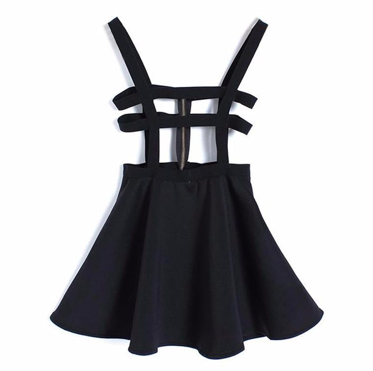 Suspender Cut-Out Dress